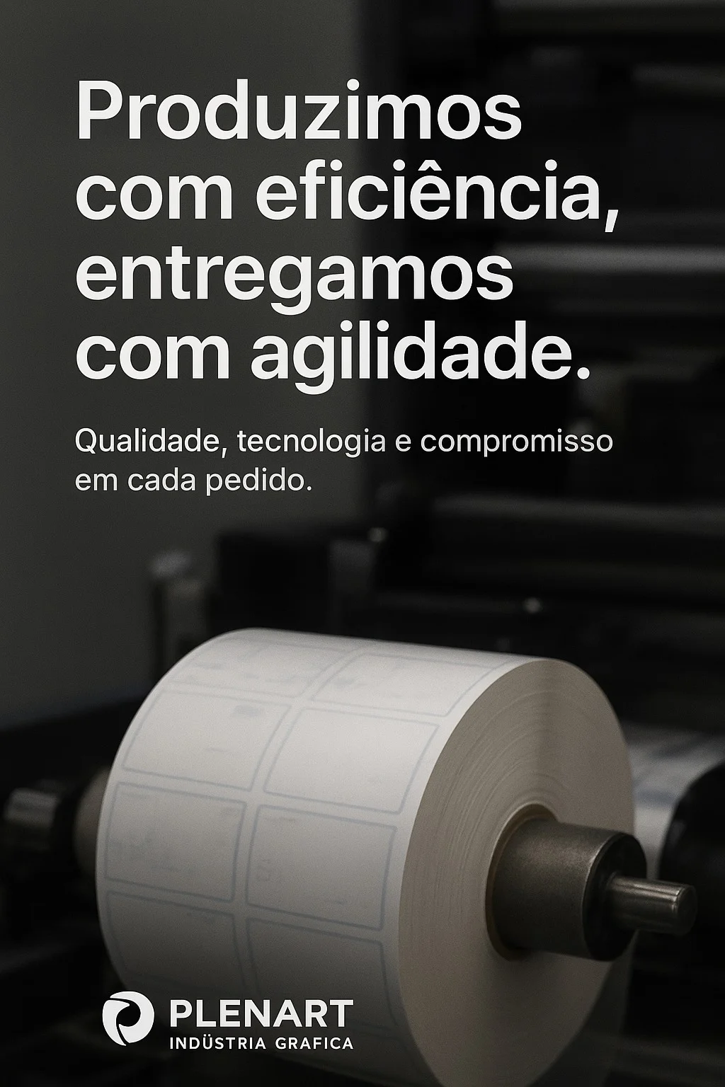 Produção de etiquetas com eficiência e agilidade